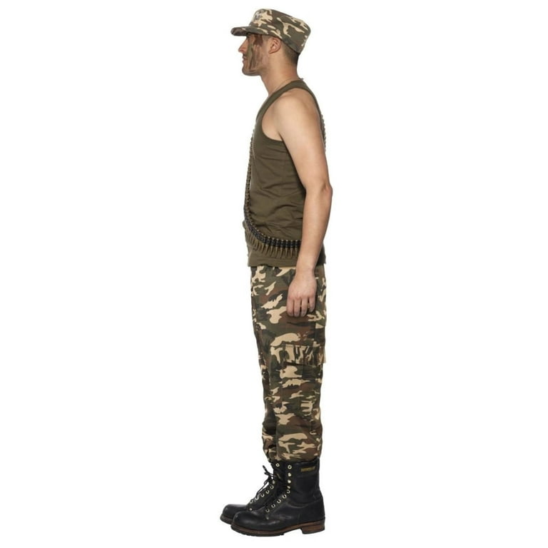 Khaki Camo Deluxe Costume Adult Khaki Camo Deluxe Costume Adult