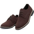 thumbnail image 5 of Men's Suede Dress Shoes Casual Lace Up Oxfords Shoes, 5 of 7
