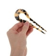 thumbnail image 5 of Unique Bargains 1 Pc Chignon Pin U-shaped Toothed Hair Hairpin for Women Light Brown, 5 of 5