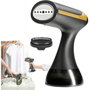 Holife 1500W Handheld Garment Steamer,Portable Handheld Steam for Clothes ,350ml  Detachable Water Tank,Fabric Wrinkle Remover for Home And Travel (Black)