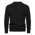 thumbnail image 4 of Men's Mock Neck Sweater Long Sleeve Ribbed Knit Slim Fit Casual Pullover Top, 4 of 9