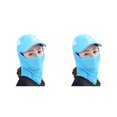 thumbnail image 2 of Soidarity Sombrero de sol multifunción para mujer, sombrero de verano para mujer, gorra con visera de ala ancha, protección para el cuello para Type6 NO6, 2 of 6