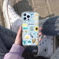 thumbnail image 4 of Good Vibes Clear Case for iPhone 13 Pro,Aesthetic Art Design Case for Men Women,Unique Soft Transparent TPU Bumper Case Cover, 4 of 5