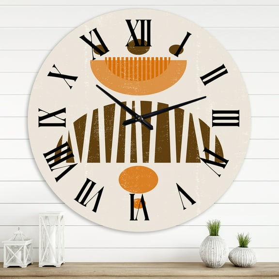 Designart 1 in Modern,Contemporary Wall Clock