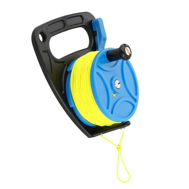 Multi Purpose Scuba Diving Reel with Handle High Visibility Open 83 meters  