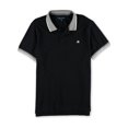 thumbnail image 1 of Aeropostale - Polo de rugby a rayas A87 para hombre, negro, extragrande Aeropostale polo, rugbi, 1 of 1