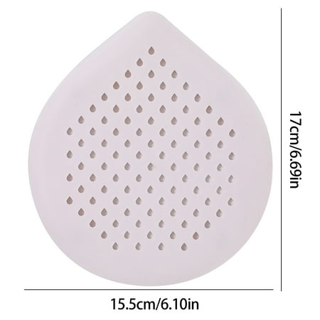 

YATLTE Hair Drain Catcher Shower Drain Cover Tub Stopper Square Silicone Floor drain cover for Bathroom with Suction Cup Easy to Install Suit for Bathroom Bathtub Kitchen