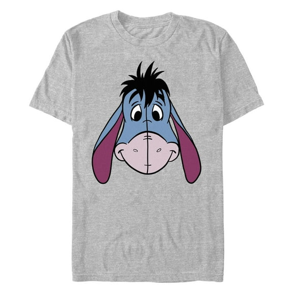 Men's Winnie the Pooh Big Face Eeyore Graphic T-Shirt