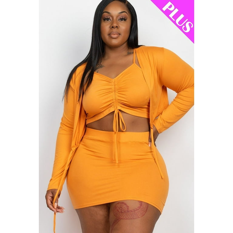 Plus size yellow cami cheap
