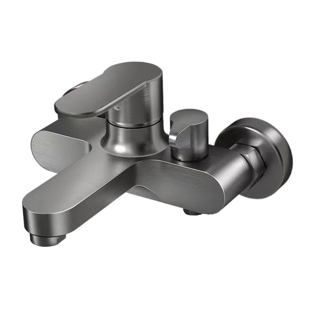 Wall Mounted Bathroom Shower Faucet withHandheld Hand Shower Bathtub Mixer Set