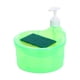thumbnail image 1 of Dispensador de jabón y estropajo, botella con bomba de jabón líquido, duradero, multiusos Verde, 1 of 9