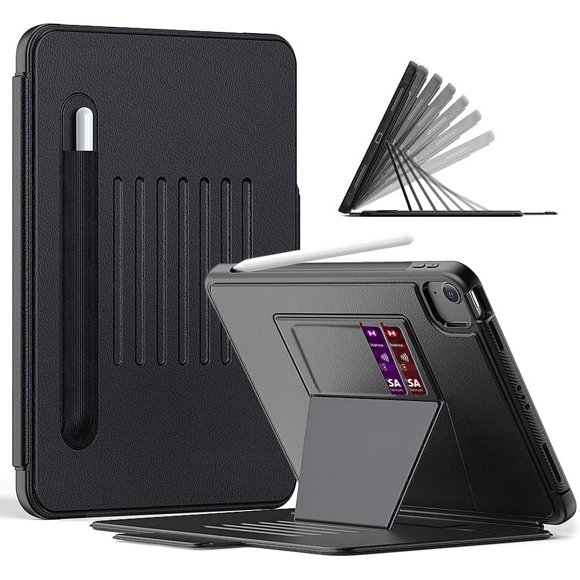 Étui Intelligent Compatible avec iPad Air 5 (2022) / Air 4 (2020) 10.9 Pouces, Compatible avec iPad Pro 11(2018/2020/2021), Support Magnétique Antichoc à Angles Multiples