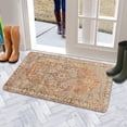 thumbnail image 5 of Boho Yellow Carpet Door Mat Welcome Door Mat for Front Door, Home Entrance, Yard, Floor, Patio, Non Slip Spring Summer Welcome Mat Indoor Outdoor Doormat 30"*17", 5 of 6