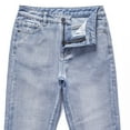 thumbnail image 6 of GYRATEDREAM Boy's Skinny Ripped Jeans Destroyed Distressed Taper Zipper Denim Jeans Pants with Holes, 6 of 7