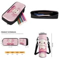 thumbnail image 6 of Jeiento Cute Axolotl Backpack for Girls 8-10 with Lunch Box Primary School Bag and Lunch Bag Mushroom Kids Bookbag Age 10-12 Elementary Pencil Case Water Bottle Holder Pink, 6 of 7