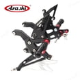thumbnail image 3 of Arashi (Version 2.0) Reversed / GP Shift Rearsets for Kawasaki Z900 ZR900 2020 2021 2022 2023 Motorcycle Accessories Adjustable Footrests Foot Peg Rear Sets Z 900 Black, 3 of 6