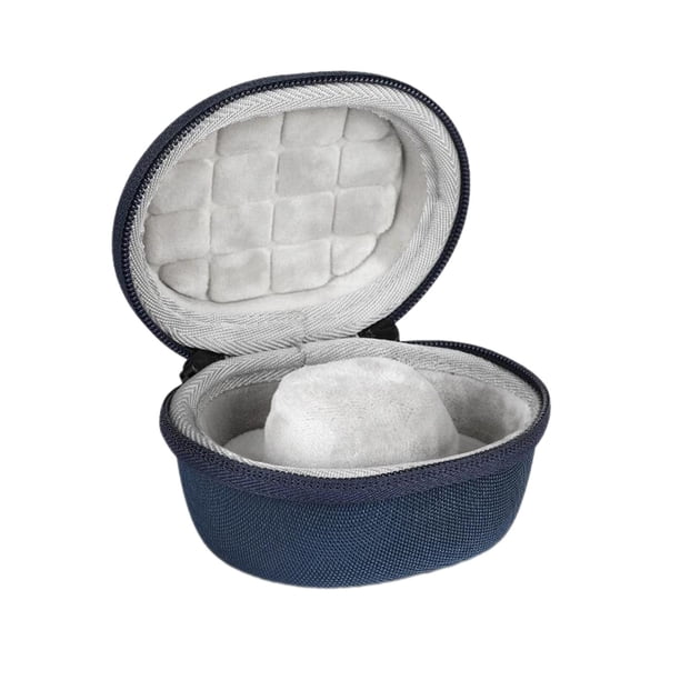 Estuche de viaje para relojes, resistente al agua, con 1 ranura para guardar relojes, caja de almacenamiento individual Azul