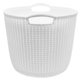 thumbnail image 3 of Cesto Para Ropa Organizador Tipo Tejido Plástico Blanco, 3 of 4
