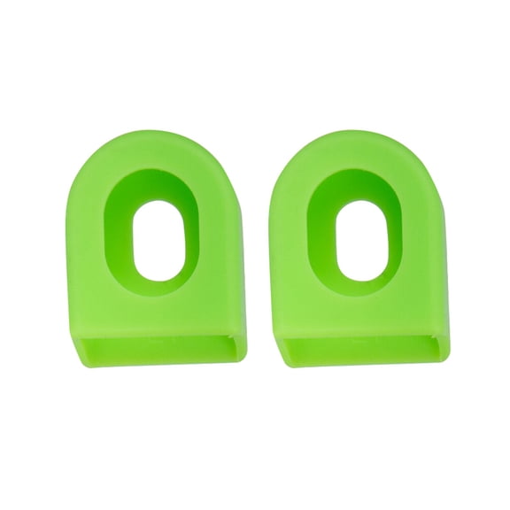 Mountain Bike Crank Protective Cover, Silicone Universal Crank Arm Boots Guard Protector for MTB Cycling Road Bike Cranksets Crank Arm Protectors Covers, Green