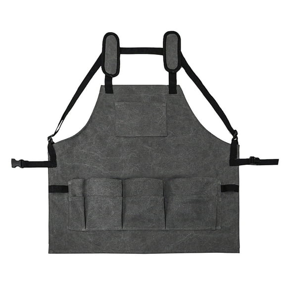 Boovnll Apron, Garden Tool Apron Multi-Pocket Multi-Function Canvas Tool, Aprons for Women with Pockets, Aprons, Aprons for Cooking