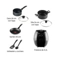 thumbnail image 2 of Batería 8 Piezas T-Fal Supercook Antiadherente con Freidora, 2 of 5