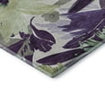 thumbnail image 3 of Addison Rugs Mayfield Premium Machine Washable Transitional Floral Purple Rectangle Rug, 9' x 12', 3 of 6