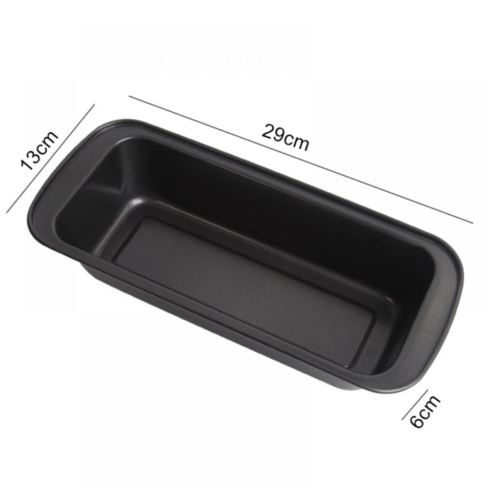 1pcs Rectangle 8.5inch Loaf Tin Premium Quality Teflon Innovations Pure Silicone Coating Toast Bread Baking Mold,Black 
