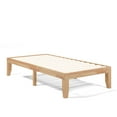 thumbnail image 1 of Costway Twin Size 14'' Wooden Bed Frame Mattress Platform Wood Slats Support Natural, 1 of 10