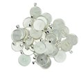 thumbnail image 1 of 50 Pcs Plateau Rond Vierge Étiquette Vierge Pendentif Base Ronde DIY Cabochon Collier Pendentif 29x22mm, 1 of 9