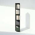 thumbnail image 6 of Furinno Basic 5-Tier Corner Multipurpose Standing Shelf, Espresso, 6 of 6