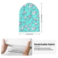 thumbnail image 2 of Pofeuu Seashell And Starfish Print Beanie Hat for Men Women Knit Winter Hat Warm Cuffed Skull Beanie Slouchy Soft Unisex, 2 of 6