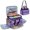 Purple-Upgraded Version, variant on Gray Upgraded Version Sewing Basket Portable Knitting Yarn Storage Tote