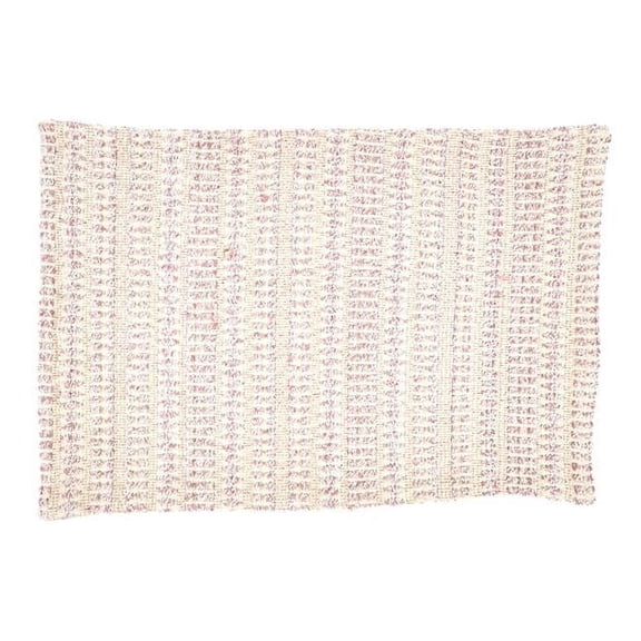 14 x 20 in. Woven Line Oblong Placemats, Pink - Set of 4