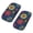 blue-Boho Mandala Flower, variant on SCRAWLGOD Deer American Flag Print Office Chair Armrest Pads Soft Universal Elbow Support Cushions Camo Hunting Print Washable Stretch Office Chair Arm Rest Cushion