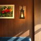 thumbnail image 3 of 1 Set 2 PCS Ganchos de hierro Linterna Flowerpot Soportes Decorativos Ganchos de pared (Negro), 3 of 7