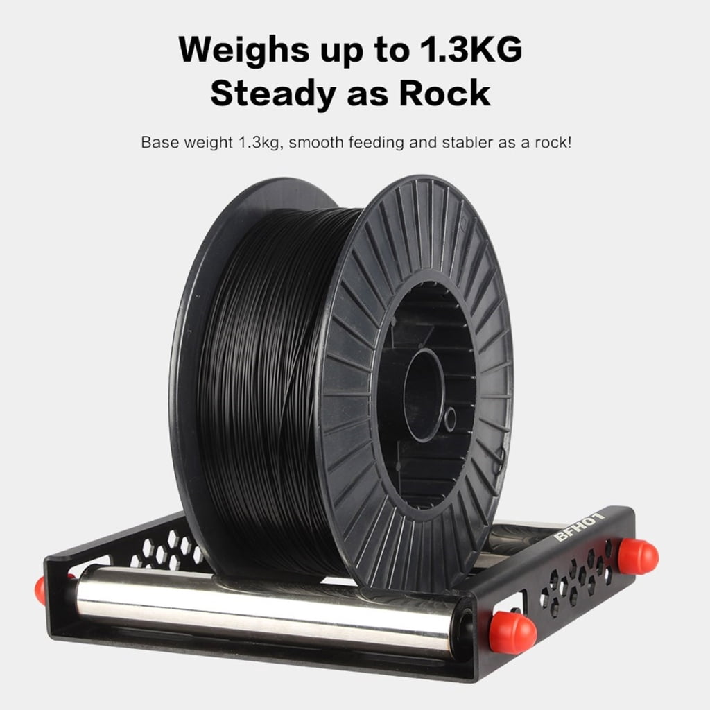 BQBQERT Adjustable Filament Spool Holder For 3D Printer ABS PETG 3D Printing Materials Rack Tray 3D Printer Filament Holder