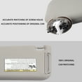 thumbnail image 4 of Dasbecan Right Passenger Side Gray Sun Visor With Mirror For TOYOTA RAV4 2006-2013 74310-42452-B2 7431042452B2, 4 of 7