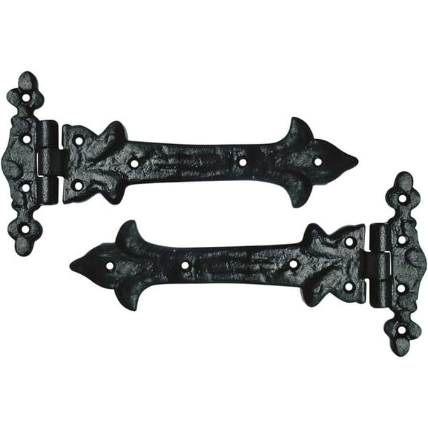 Akatva Olenyok T Hinge Set 2Pieces Heavy Duty Gate Hinges for Wooden