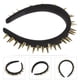 thumbnail image 3 of Diadema con tachuelas Festival de música de moda Diadema punk Ninguna diadema antideslizante para mujeres, 3 of 5