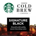 Starbucks Signature Black Cold Brew Coffee, SingleServe Concentrate