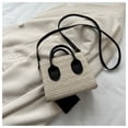 thumbnail image 4 of KAWELL Straw Woven Shoulder Bag for Women Girls Tote Handbag Summer Hobo Bag 2pc, 4 of 5