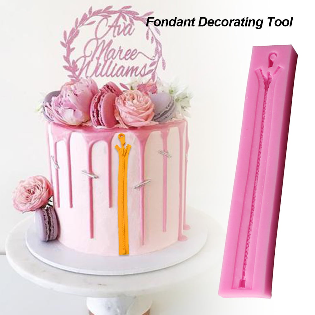 Details about   ZIPPER Professional Food Safe Silicone Mould Cake Decorating Fondant