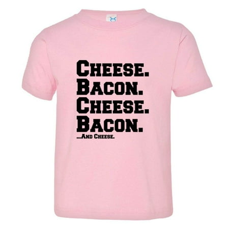 

PleaseMeTees™ Toddler Cheese and Bacon Grease I Love Pizza HQ Tee