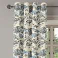 thumbnail image 3 of Ambesonne Grommet Curtain, , 50"x72", Cream Ceil Blue and Grey, 3 of 5