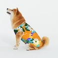 thumbnail image 4 of LNWH Abstract Floral Oranges Art Pattern Dog Clothes, Breathable Warm Cotton Pet Clothes XX-Large, 4 of 8