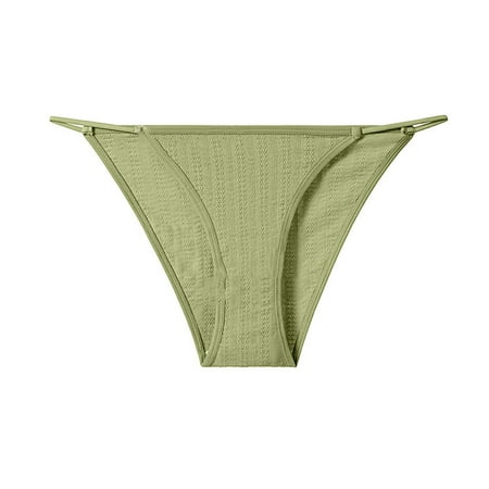 Ukumplol Panties for Women Womens Underwear Underpants for Women Sports Yoga Women Skin Friendly Girls Cotton Crotch Spaghetti Strap Plus Size Womens Panties Green S