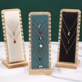 thumbnail image 2 of 1pc Simple Jewelry Display Rack, 12-bit Necklace Holder, Long Chain Organizer Rack,, 2 of 5