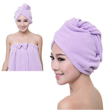 Microfiber Towel Dry Hair Caps Spa Bathing Quick-dry