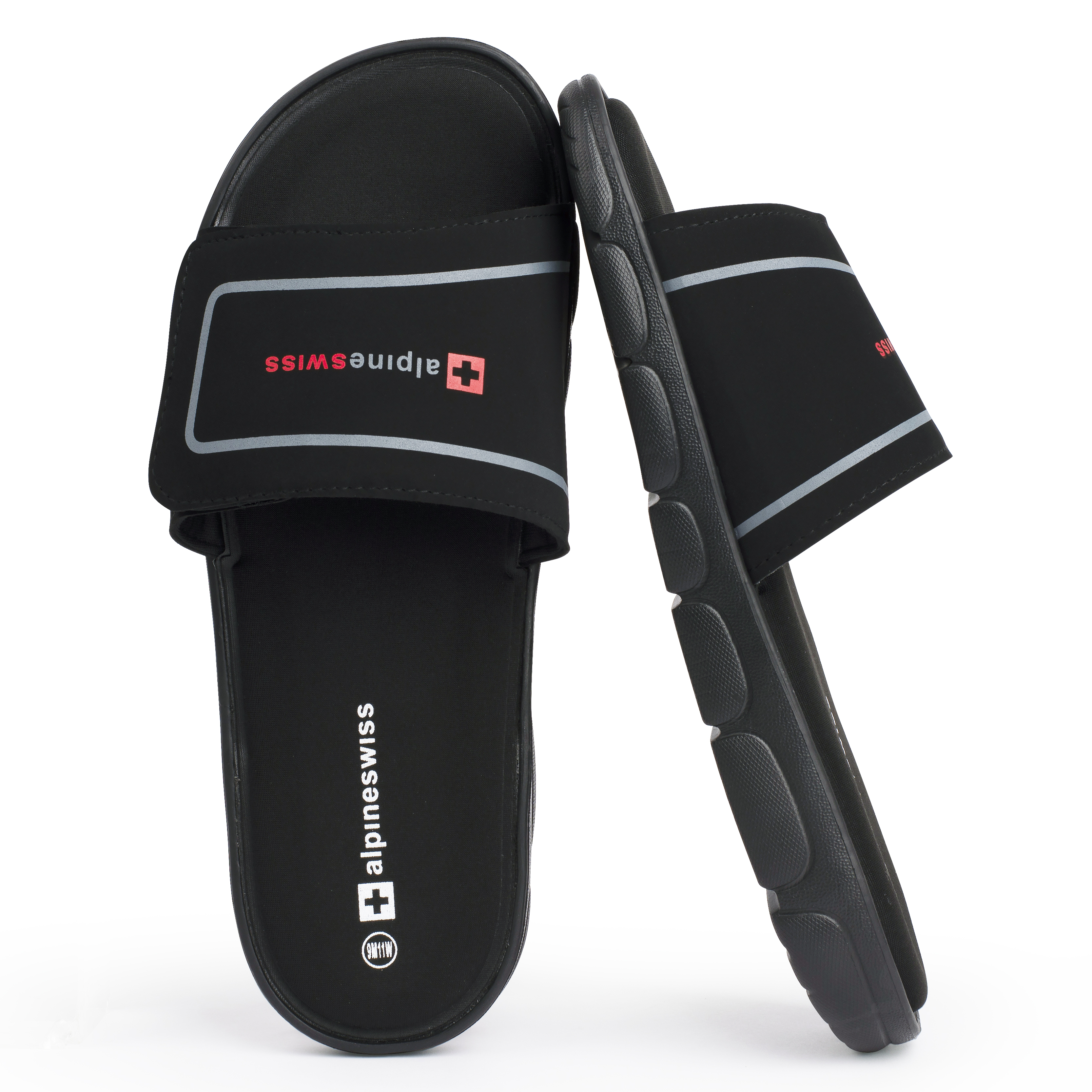 Alpine Swiss Men's Gabe Cloud Slide Sandals photo 5