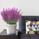 thumbnail image 4 of 10 Flores Artificiales de Lavanda, Ramos de Plástico de 38 Cm de Largo para Bodas, Hogar, Jardín, Decoración Interior y Exterior, Color Morado., 4 of 6